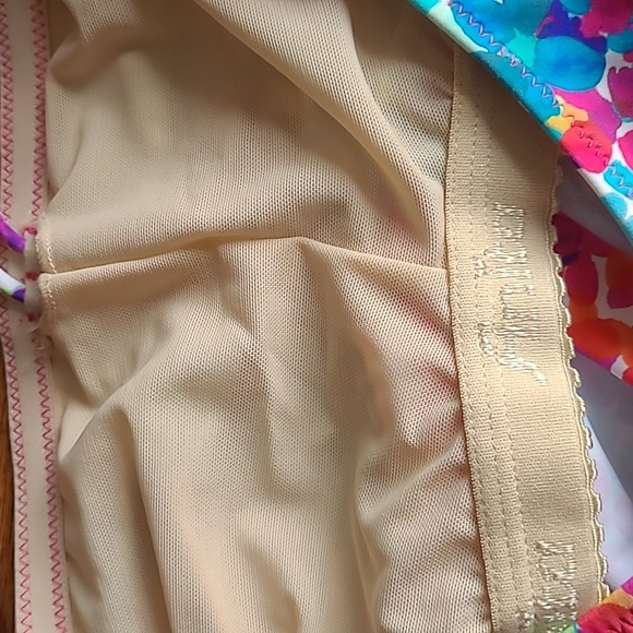 Anita Size 8 Colorful Floral Pattern Strapless Maternity Swimsuit - Picture 11 of 14